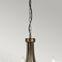 Подвесная люстра Elstead Lighting OV8-BLK-GOLD