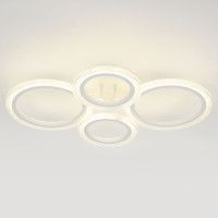 Потолочный светильник Эра Модерн Ring CLL-1-59W 3K-6,5K RC WH