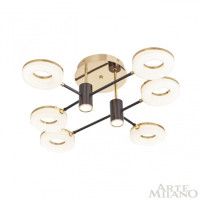 Потолочная люстра Arte Milano 271399/6 BK/GD