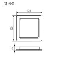 Встраиваемый светильник Kanlux Tavo 36516