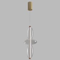 Подвесной светильник Crystal Lux QUASAR SP14W LED TRANSPARENT