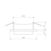 Встраиваемый светильник Elektrostandard 113 MR16 белый/черный 4690389169014
