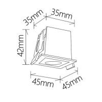 Встраиваемый светильник Mantra Blau 9127