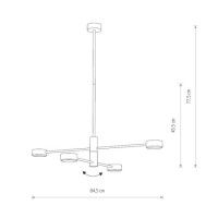 Люстра на штанге Nowodvorski Orbit 7945