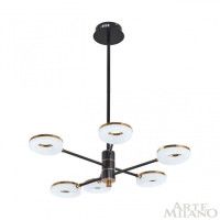 Люстра на штанге Arte Milano Ferrara 276699/6 BK/GD