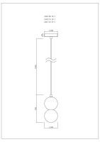 Подвесной светильник Divinare Milano 5407/33 SP-1