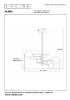 Люстра на штанге Lucide Alara 46417/06/30
