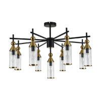 Люстра на штанге Indigo Torazzo 13037/9R Black V000529