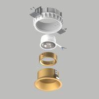 Встраиваемый светильник Lightstar Domino (214610+214603+214003) G214603GMOD