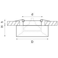 Встраиваемый светильник Lightstar Levigo L01002727 (010027+510027)
