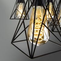 Потолочная люстра Eurosvet Trappola 70107/8 черный