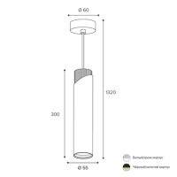 Подвесной светильник Wolta Dolce WSL-GU10/P06BG