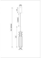 Подвесной светильник Arte Lamp Crystal A2942SP-1PB