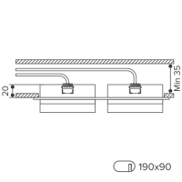 Встраиваемый светильник Wolta Luce WDL-GX53/06BL-02