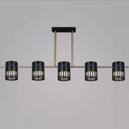 Потолочная люстра Reluce 06675-0.3-05 GD+BK GX53